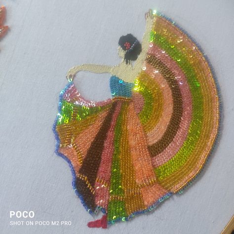 Chamiki Work In Aari, Chamki Work Designs, Chamki Work Designs Aari, Embroidery Gift Ideas, Cinderella Drawing, Books Embroidery, Hoops Embroidery, Towel Embroidery Designs, Embroidery Books