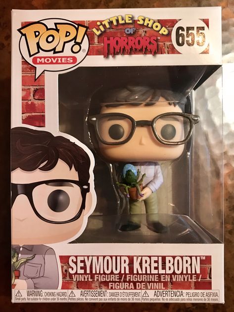 Funko Pop: Little Shop of Horrors - Seymour Krelborn Little Shop Of Horrors Poster, Seymour Little Shop Of Horrors, Little Shop Of Horrors Fanart, Seymour Krelborn, Lil Shop Of Horrors, Rick Moranis, Pop Dolls, Little Shop Of Horrors, Horror Posters