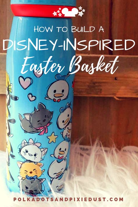 How to Build a Disney Easter BAsket. 5 things you can buy to get you started on an disney theme! #disneyeaster #disneyDIY #polkadotpixies Disney Themed Easter Basket, Disney Easter Basket Ideas, Disney Easter Basket, Disney World Gifts, Easter Disney, Fun Things To Make, Easter Basket Themes, Disney Surprise, Disney Movie Night