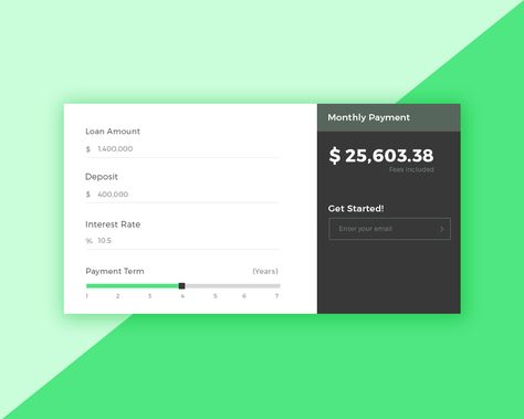 Loan Calculator on Behance Calculator Design, Visual Data, Cost Calculator, Pricing Calculator, Loan Calculator, Whiskey Lover Gifts, Daily Ui, Home Mortgage, Website Maintenance