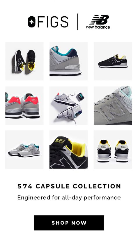 Figs New Balance, Poster Inspiration, Graphic Design Collection, Awesome Shoes, Best Shoes For Men, New Balance 574, Walking Shoes Women, Design Collection, Capsule Collection