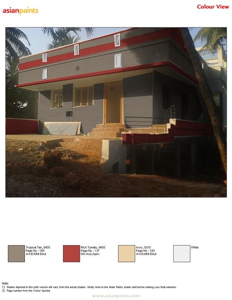 exterior paint Indian Home Exterior, Home Exterior Paint, Asian Paints Colours, Exterior Color Combinations, Color Combinations Home, Wall Color Combination, Exterior House Colors Combinations, Bedroom Color Combination, Colors Combinations