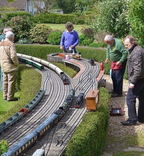 Iden Railway | Gauge 1 garden railway Garden Railway Layout, Railway Signal Boxes, Garden Railroad G Scale, Ffestiniog Railway, Long Garden, G Scale Trains Layout Garden Railroad, Airfix Models, Garden Trains, Model Railway Track Plans Oo Gauge