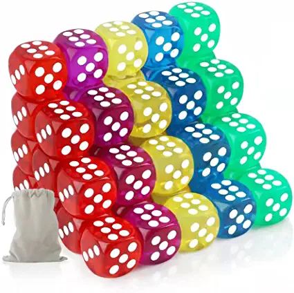 Rainbow Dice Game, Dice Container, D100 Dice, 10 Sided Dice, Gaming Dice, 6 Sided Dice, Reading Games, Classroom Tools, Game Dice