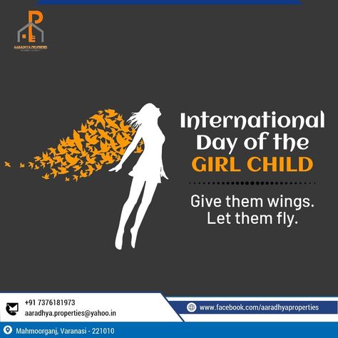 Quote for international day of the girls child International Girl Child Day Posters, International Girl Child Day, Black Leather Couch Living Room, Girl Child Day, Children's Day Poster, Black Leather Couch, Air Force Day, Leather Couches Living Room, Preschool Classroom Decor