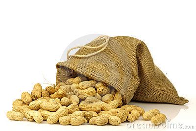 Bag Of Peanuts Royalty Free Stock Image - Image: 29944726 Protect Your Heart, Burlap Sacks, Textile Bag, Folic Acid, Stuffed Shells, Healthy Eats, Plastic Bag, Stock Images Free, Burlap Bag