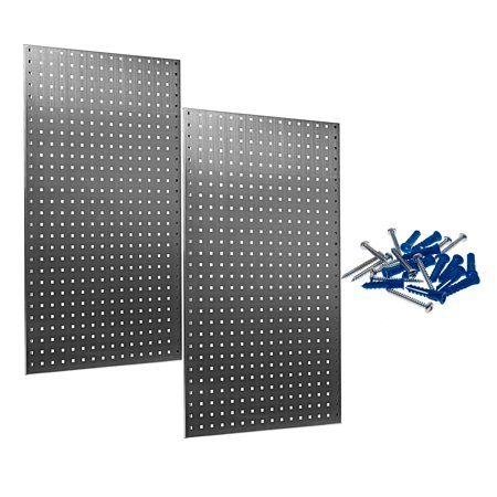 Here are some important details for Locboard Pegboard Panel. Material: Stainless Steel, Color: Silver, Width: 24".FeaturesLoad Rating: 250 lb.Number of Hooks: 0Height: 42-1/2"Hole Shape: SquareOverall Height: 42-1/2"Item - Pegboards: Pegboard PanelOverall Depth: 1/2"Thickness: 1/2"Panel Hole Size: 9/32"Tool Storage Space: 7 sq. ft.Hole Size: 9/32"Overall Width: 24"Item: Pegboard PanelWidth: 24"Hole Spacing: 1-1/2"Load Capacity: 250 lb.Color: SilverStorage: 14.1 sq. ftFinish: Stainless steelPanel Stainless Steel Shelf, Steel Pegboard, Pegboard Accessories, Steel Shelf, Weird Shapes, Clean Room, Wall Storage, Wall Organization, Peg Board