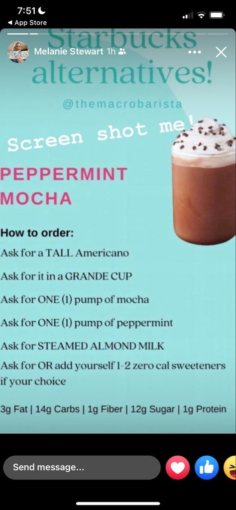 Peppermint Frappe Starbucks, Starbucks Peppermint Mocha Recipe, Low Calorie Peppermint Mocha Starbucks, Copycat Starbucks White Chocolate Mocha, Copycat Starbucks Peppermint Mocha, Starbucks Peppermint Mocha, Peppermint Mocha, Greens Recipe, Low Calorie