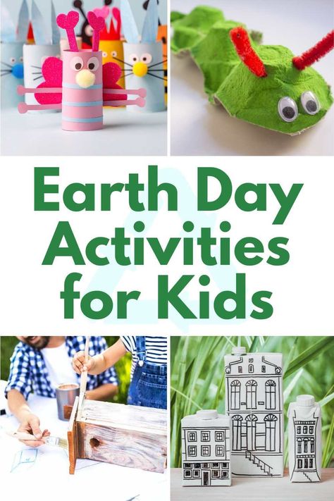 Simple and fun activities for Earth Day that you and your children can do together to learn about the earth, its challenges and ways we can protect it Girl Scouts Earth Day Activities, Earth Day Crafts For Preschoolers, Earth Day Snacks, Earth Day Printables, Earth Day Games, Earth Day Activities For Kids, Earth Day Ideas, Earth Activities, April Activities