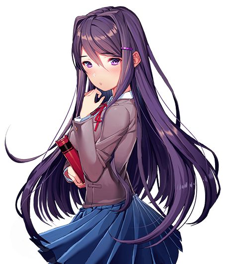 Sorry, I don't make the rules. — Your fave has ADHD: Yuri from Doki Doki Literature... Yuri Ddlc Official Art, Yuri Ddlc, Doki Doki Literature Club, Kin List, Lgbt Rights, Yumeko Jabami, Psychological Horror, Cute Games, Doki Doki