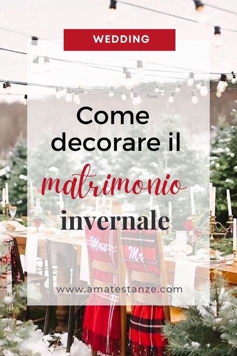 Matrimonio invernale: 4 consigli di stile. Il matrimonio invernale richiede particolari tocchi di stile che lo faranno diventare indimenticabile! Per la decorazione floreale del vostro matrimonio d’inverno privilegiate i verdi, dalle foglie di eucalipto ai rami d’abete. #matrimonioinvernale #nozzeinvernali