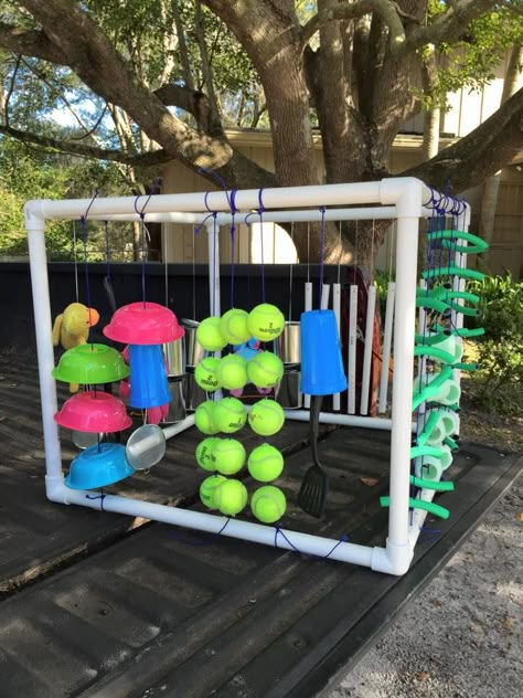 Dog Play Ground Ideas Backyards, Puppy Culture Ideas, Dog Backyard Ideas, Dog Playground Backyard, Doggie Playground, Puppy Culture, Raising Puppies, Puppy Playground, Whelping Puppies