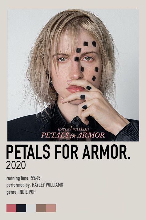 Petals For Armor, Paramore Lyrics, Minimalist Album Poster, Taylor York, Paramore Hayley Williams, Music Poster Ideas, Music Board, Craft Images, Music Poster Design