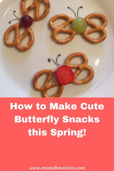 How to Make Cute Butterfly Snacks this Spring! food and snacks perfect for fussy and picky toddlers! Ilp Kitchen Lessons, Butterfly Snacks, Bug Snacks, Butterfly Food, Spring Snacks, Camp Snacks, Spring Food, Food And Snacks, Camping Snacks