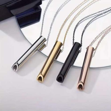 Whistle Necklace, Meditation Gifts, Yoga Jewelry, Stainless Steel Pendant, Stainless Steel Necklace, Free Jewelry, Pendant Jewelry, Womens Jewelry Necklace, Womens Necklaces