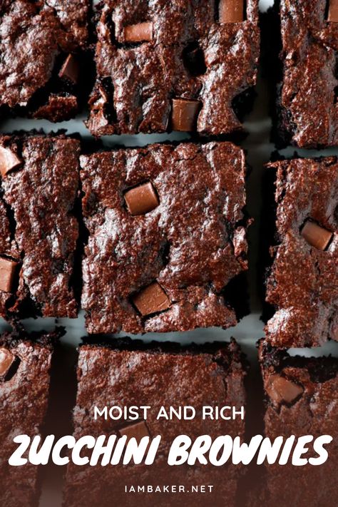 Brownies Eggless, Chocolate Zucchini Cookies, Eggless Brownies, Healthy Chocolate Zucchini Bread, Best Moist Chocolate Cake, Chocolate Zucchini Brownies, Chocolate Chip Zucchini Bread, Healthier Treats, Zucchini Brownies