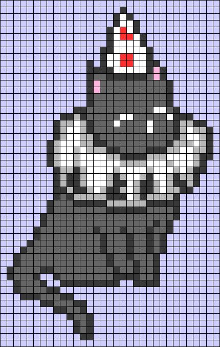 Clown Alpha Pattern, Clown Pixel Art, Tapestry Crochet Patterns For Beginners, Cat Alpha Pattern, Clown Cross Stitch, Alpha Crochet Patterns, Birthday Card Ideas For Boyfriend, Card Ideas For Boyfriend, Crochet Alpha Pattern