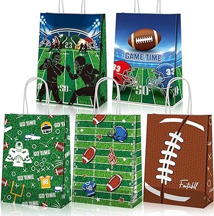 Amazon.com : 20 Pack Football Party Treat Bags Football Goody Gift Bags Football Candy Hoodies Bags for Football Party Supplies Favor Touchdown Sports Theme Birthday Party Decorations : Home & Kitchen Football Party Treats, Sports Theme Birthday Party, Toddler Birthday Party Themes, Football Candy, Football Theme Birthday, Football Party Supplies, Design With Letters, Sports Theme Birthday, Birthday Freebies