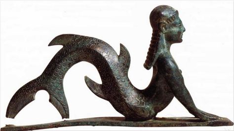 https://flic.kr/p/oixHwF | The bronze mermaid from the Middle East, the age of 3000 years. Mermaid Stories, Water Nymphs, Real Mermaids, Mermaids And Mermen, Mesopotamia, Mermaid Art, Bronze Statue, Ancient Artifacts, Ancient Cultures