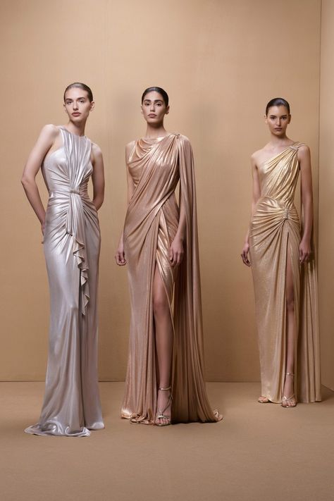 Zuhair Murad Resort, Zuhair Murad Dresses, Resort 2025, Zuhair Murad Haute Couture, Goddess Dress, Pastel Fashion, فستان سهرة, Zuhair Murad, Black Gown