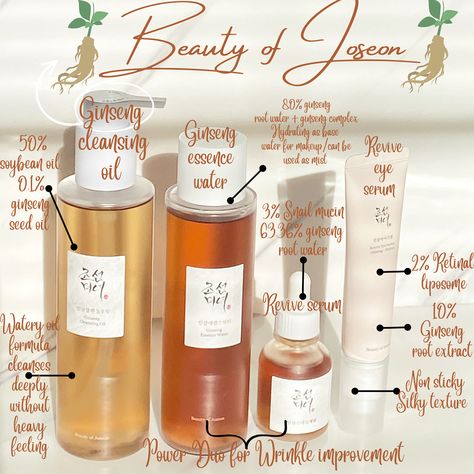 Beauty of Joseon product review, korean skincare, product review, ginseng extract Ginseng Skincare, Korea Skincare, Skin Care Routine Order, Beauty Of Joseon, Makeup List, Aesthetic Skincare, Shower Skin Care, Korean Products, Pretty Skin Care