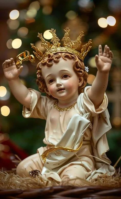 Infant Jesus Images, Divine Infant Jesus, Mary Pictures, Infant Of Prague, Infant Jesus, King Birthday, Mama Mary, Jesus And Mary Pictures, Jesus Face