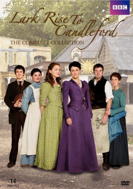 Lark Rise to Candleford (TV Series, 2008- ) Lark Rise to Candleford is a British television costume drama series, adapted by the BBC from Flora Thompson's trilogy of semi-autobiographical novels #florathompson #victorianera #memories Lark Rise To Candleford, Period Drama Movies, Emmett Brown, Ruth Wilson, Dawn French, British Movies, Romantic Period, Period Movies, Marty Mcfly