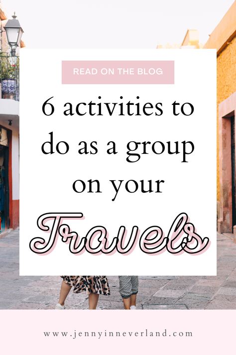 Solo travel is all the rage but some activities can be enjoyed as a group! Here are 6 group activities to do as a group on your travels or on your next holiday! Travel ideas, travel inspiration Group Trip Aesthetic, Group Trip, Vacation Activities, Travel Business, Group Activities, Group Travel, Travel Activities, Next Holiday, Group Of Friends