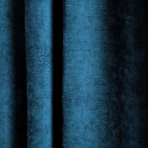 Worn Velvet Curtain - Regal Blue | west elm Velvet Curtains Bedroom, Blue Velvet Curtains, Goodwill Outlet, Mid Century Curtains, Metal Curtain Rod, Deco Living, Divider Curtain, Brighter Bedroom, Blue Crafts