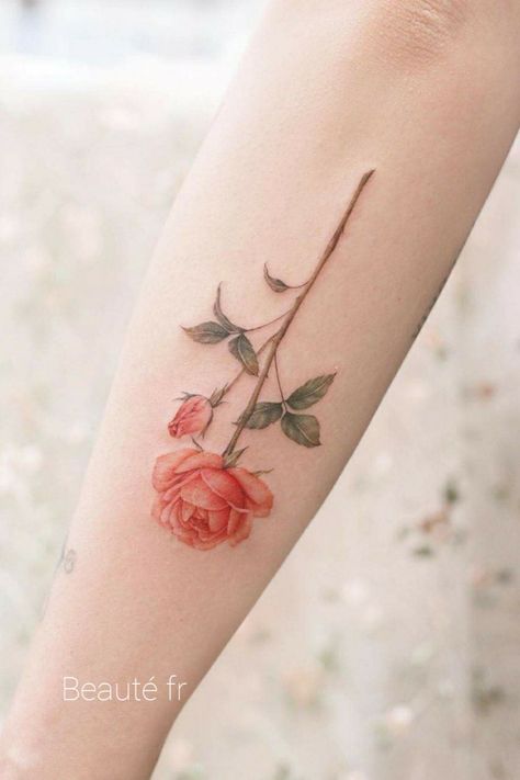 Anklet Tattoos For Women, Marigold Tattoo, Rose Tat, Unique Wrist Tattoos, Pink Rose Tattoos, Wrist Tattoo Designs, Cross Tattoos For Women, Anklet Tattoos, Tasteful Tattoos