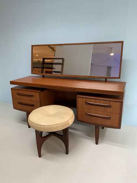 G Plan Dressing Table, 60s Living Room, Plan Dressing, Mid Century Interior Design, Mid Century Interior, West Seattle, G Plan, Dressing Tables, Apartment Decor Inspiration