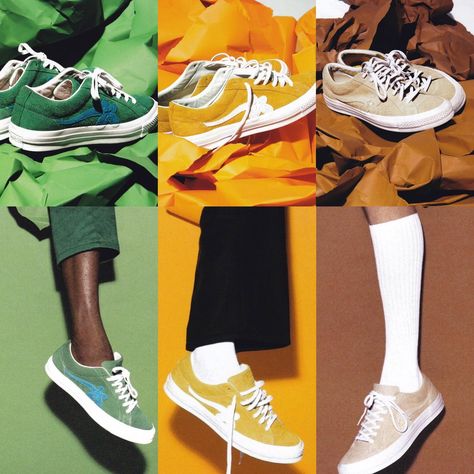 GOLF le FLEUR x Converse Part 2 releasing November 2nd Gold Le Fleur, Nike Sneakers, Converse, Golf, Nike, Sneakers, Nike Trainers