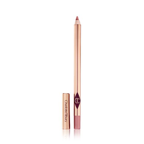 Charlotte Tilbury Lip Liner, Full Lips Makeup, Charlotte Tilbury Lip, Rose Lip, Lip Liner Pencil, Lip Liners, Batons Matte, Lip Shapes, Moisturizing Lipstick