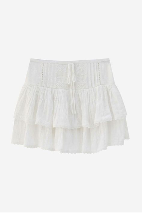 ⭐︎white skirt⭐︎ White Ruffle Mini Skirt, Ruffled Mini Skirt, Zara White, White Skirt, White Skirts, Fashion Inspo Outfits, Mini Skirt, Ballet Skirt, Fashion Inspo