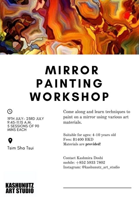 Painting Workshop Poster, Workshop Flyer, Yoga Post, Poster Idea, Artist Workshop, Dm Design, Art Promotion, Design Basics, Art Exhibitions