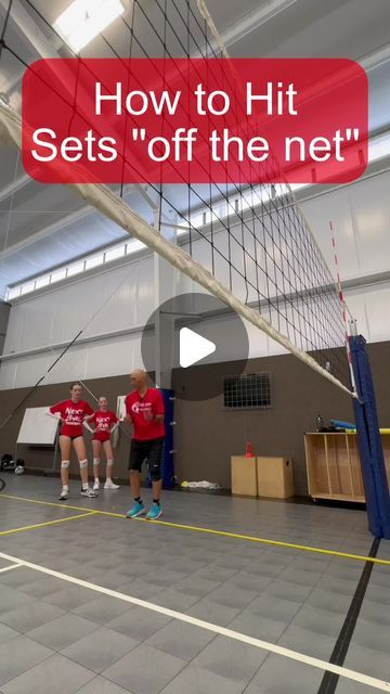 Coach Chijo on Instagram: "How to Hit Sets "off the net"  Today we practiced hitting sets about 9 or 10' off the net. Gather yourself, shorten your approach, drive your arms up, and get up.  #volleyballspikes #volleyballspike #volleyballspiker #volleyballhitter #volleyball #volley #volleyballplayer #volleyballgirls #voleibol #voleybol #pallavolo #volleyballtraining #volleyballteam #sport #volleyballislife #sports #volleyballlife #volleyballgame #volleyballtime #athlete #fitness #training #workout #sports" Volleyball Hitting Tips, Volleyball Hitting Drills, Volleyball Ball Control Drills, Volleyball Overhand Serving Tips, Volleyball Spiker, Volleyball Communication Drills, Volleyball Approach, Volleyball Hitter, Passing Drills Volleyball