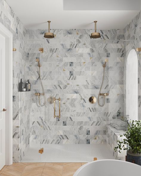 ✨ Step up your shower game with Tile Club’s showstopping statement tiles! From the unique elegance of Santorini marble to the modern chic of Calacatta Bluette marble subway, our collection is designed to turn your bathroom into a sanctuary of style. 🛁✨ Swipe through and discover the perfect tile to create your dream shower today. 💙 Gray Bathroom Tile Ideas, Gray Bathroom Tile, Marble Bathroom Countertop, Subway Tile Ideas, Psalms 91 2, Bath Pics, Grey Bathroom Ideas, Marble Subway Tile, Rainforest Shower