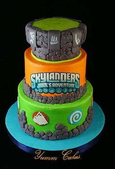 Cakes I Like on Pinterest Skylanders Cake, Skylanders Birthday Party, Skylanders Birthday, Skylanders Party, Birthday Desserts, Skylanders, 6th Birthday Parties, Cakes For Boys, Birthday Cake Kids