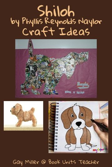 Shiloh Book, Novel Study Activities, Study Activities, Ella Enchanted, Bridge To Terabithia, Quick And Easy Crafts, Easy Craft Ideas, A Wrinkle In Time, Famous Dogs