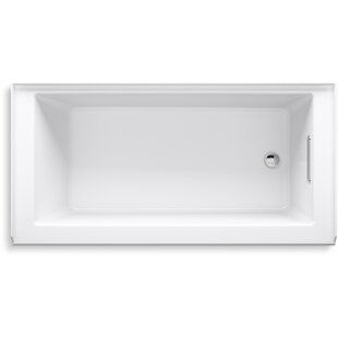 Kohler Underscore 60" x 30" Alcove Soaking Bathtub | Wayfair Wall Alcove, Modern Tub, Acrylic Bathtub, Soaking Bathtubs, Nursery Furniture Sets, Rocker Recliners, Dog Furniture, Bedroom Furniture For Sale, Cabinets For Sale