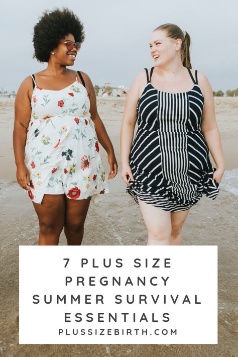 I’m answering 7 questions about plus size pregnancy summer essentials to help you stay cool and comfy this sweaty season! #plussizepregnancy Plus Size Maternity Clothes Summer, Summer Pregnancy Outfits Plus Size, Plus Size Pregnancy Outfits, Curvy Pregnancy Fashion, Maternity Outfits Plus Size, Casual Summer Pregnancy Outfits, Maternity Beach Wear, Traveling Pregnant, Summer Pregnancy Outfits