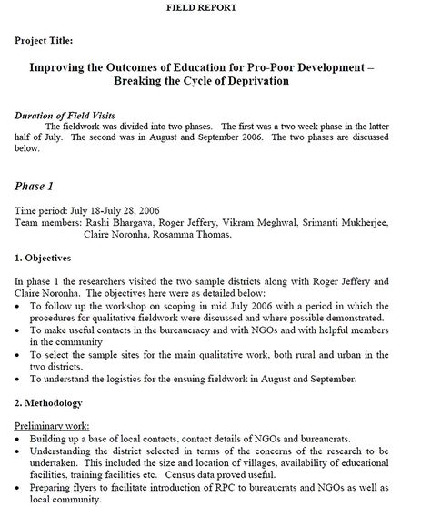 Field Report Template - Sample cordfieldrepjulsep06 - The field report template is available in this article. You can use your preferred template as a reference to make your own report. Check more at https://mytemplates-online.com/field-report-template Report Writing Examples, Return To Work Form, Writing Examples, Survey Report, Field Work, Org Chart, Free Brochure, Free Brochure Template, Gantt Chart