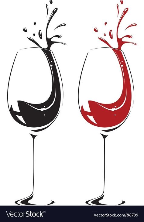 Wine Glass Tattoo Design, Red Wine Tattoo, Wine Art Illustration, Glass Of Wine Tattoo, Wine Drawing, Wine Glass Images, Wine Vector, Wine Glass Illustration, Wine Glass Drawing