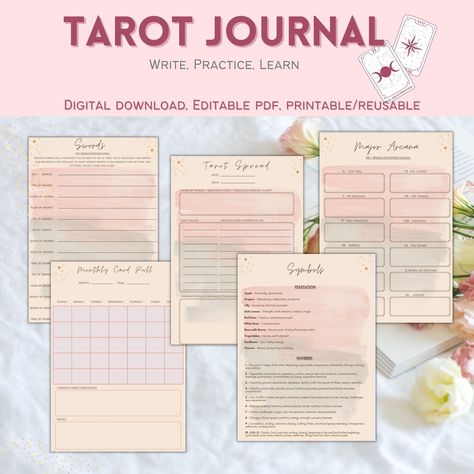 Tarot Business, Tarot Journal, Manifestation Tips, Free Tarot Reading, Tarot Tips, Tarot Major Arcana, Free Tarot, Love Tarot, Journal Digital