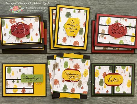 Sweet Days of Autumn 12" x 12" One Sheet Wonder Cards (October Sweet Days Of Autumn Dsp, One Sheet Wonder Cards, Sweet Days, Dsp Cards, One Sheet Wonder, To Autumn, Sending Hugs, Sweetest Day, Making 10