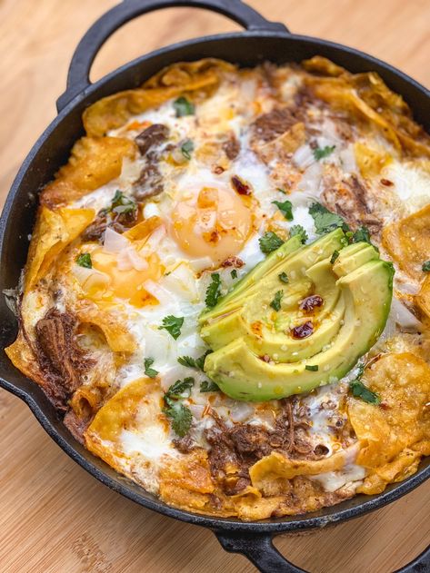 Birria Chilaquiles – stephreeds Birria Breakfast Ideas, Birria Enchilada Casserole, Leftover Birria Recipes, Birria Breakfast, Birria Chilaquiles, Chili Quiles, Chiliquillas Recipe Breakfast, Chillaquilles Recipe, Birra Taco