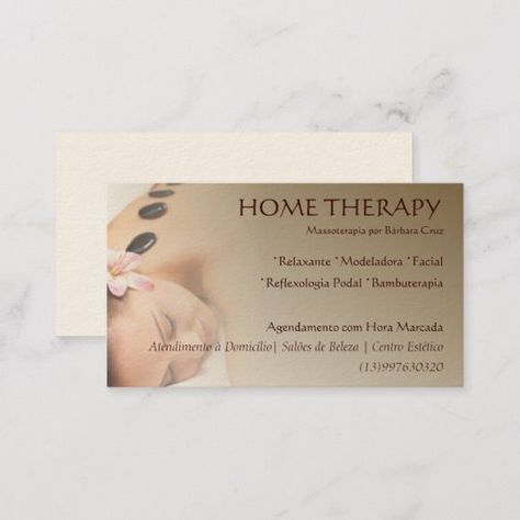 Massage Therapy Business Card | Zazzle.com Massage Therapy Business Cards, Spa Massage Therapy, Spa Business Cards, Therapy Business, Massage Therapy Business, Massage Business, Create Business Cards, Spa Business, Reflexology Massage