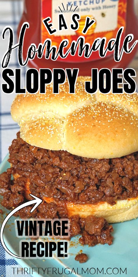 Sloppy Joes From Scratch, Homemade Sloppy Joe Sauce, Sloppy Joe Recipe Easy, Homemade Sloppy Joe Recipe, Sloppy Joes Sandwich, Sloppy Joes Easy, Homemade Sloppy Joes, Sloppy Joes Recipe, Sloppy Joe