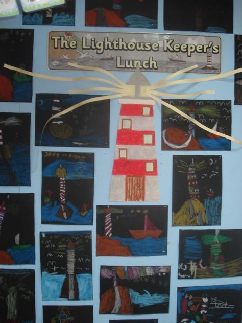 The Lighthouse Keepers Lunch The Lighthouse Keepers Lunch Activities Eyfs, The Lighthouse Keepers Lunch Activities, Lighthouse Keepers Lunch Activities, The Lighthouse Keepers Lunch, Eyfs Challenges, Seaside Eyfs, Lighthouse Keepers Lunch, Katie Morag, Lighthouse Crafts