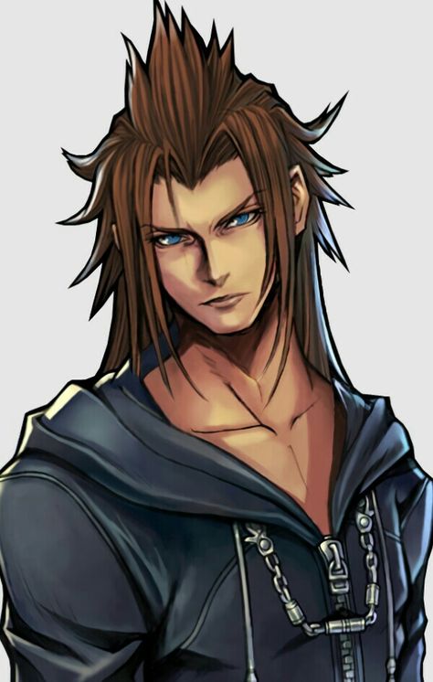 Terra Kh, Kingdom Hearts Terra, Kingdom Hearts Axel, Terra Kingdom Hearts, Axel Kingdom Hearts, Manga Inspiration, Kingdom Hearts Characters, Face Angles, Kingdom Hearts Art